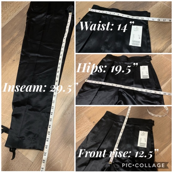 Escada Vintage silky hose pants black size 36 - Picture 9 of 9